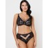 Бюстгальтер полупоролоновый Subtille BELLA BLACK NEW semi soft, Цвет: черный, Размеры: 70I, изображение 4