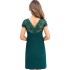 Сорочка с кружевным верхом Donna IVANA nightdress green, Цвет: изумрудный, Размеры: L, изображение 3 Сорочка с кружевным верхом Donna IVANA nightdress green, Цвет: изумрудный, Размеры: L, изображение 3