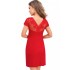 Сорочка с кружевным верхом Donna IVANA nightdress red, Цвет: красный, Размеры: L, изображение 3 Сорочка с кружевным верхом Donna IVANA nightdress red, Цвет: красный, Размеры: L, изображение 3