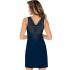 Ночная сорочка Donna KRISTINA nightdress dark blue, Цвет: темно-синий, Размеры: L, изображение 2 Ночная сорочка Donna KRISTINA nightdress dark blue, Цвет: темно-синий, Размеры: L, изображение 2