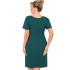 Сорочка из вискозы Donna MELANIA nightdress PLUS green, Цвет: изумрудный, Размеры: 3XL, изображение 3 Сорочка из вискозы Donna MELANIA nightdress PLUS green, Цвет: изумрудный, Размеры: 3XL, изображение 3