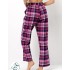Домашние фланелевые брюки Key LHE 490, Цвет: фиолетовый, Размеры: S, изображение 2