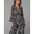Классическая пижама с брюками Mia-Amore JOLINE 5587, Цвет: черный, Размеры: 2XL Классическая пижама с брюками Mia-Amore JOLINE 5587, Цвет: черный, Размеры: 2XL