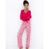 Женская пижама с брюками Sensis LANDRY, Цвет: фуксия, Размеры: XL, изображение 2