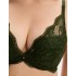 Кружевной бюстгальтер пуш-ап Esotiq 43633 KAVI тёмно-зелёный, Цвет: тёмно-зелёный, Размеры: 65C, изображение 3