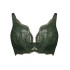 Кружевной мягкий бюстгальтер Esotiq 43634 KAVI тёмно-зелёный, Цвет: тёмно-зелёный, Размеры: 65D, изображение 5