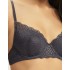 Бюстгальтер балконет с вкладышами пуш-ап Esotiq 43656 CARIS графит, Цвет: графит, Размеры: 65F, изображение 3