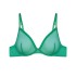 Бюстгальтер из микросетки Esotiq 43882 CAMPARI зелёный, Цвет: зелёный, Размеры: 65B, изображение 4