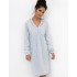 Ночная сорочка из хлопка Sensis LUCILLE, Цвет: голубой, Размеры: M