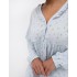 Ночная сорочка из хлопка Sensis LUCILLE, Цвет: голубой, Размеры: M, изображение 3