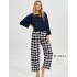 Пижама женская со штанами Taro 3441 ASTRID, Цвет: тёмно-синий, Размеры: S, изображение 3 Пижама женская со штанами Taro 3441 ASTRID, Цвет: тёмно-синий, Размеры: S, изображение 3