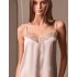 Короткая атласная сорочка Lormar BROADWAY 633887CO talco, Цвет: talco (пудровый), Размеры: S