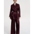 Комплект из однотонного шёлка Mia-Amore LILIROSE 4596 винный, Цвет: винный, Размеры: 2XL, изображение 2
