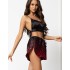 Атласный комплект топ с шортами Mia-Amore NOEMI 2324, Цвет: черный, Размеры: XL, изображение 2