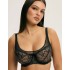 Бюстгальтер-топ с поролоновыми чашками Esotiq CROWN 43747 черный, Цвет: черный, Размеры: 65F, изображение 3