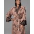 Длинный запашной халат Mia-Amore SHEILA 4899, Цвет: кофейный, Размеры: 2XL/3XL