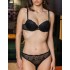 Комплект Sielei BELOVED пуш-ап+бразилиана 78647B nero, Цвет: nero (черный), Размеры: 75B