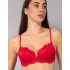 Комплект Sielei балконет+слипы DELICE 78525B rosso, Цвет: rosso (красный), Размеры: 75B, изображение 3