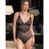 Прозрачное боди с кружевом Sielei DELICE 7859B nero, Цвет: nero (черный), Размеры: 75B, изображение 5