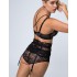 Высокий кружевной пояс Alles THE ICON garter belt черный, Цвет: черный, Размеры: XL, изображение 4