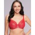 Мягкий кружевной бюстгальтер Ava 2252 M red, Цвет: красный, Размеры: 70E, изображение 3