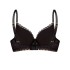 Бюстгальтер пуш-ап Mefemi TRISTANE P-UP черный, Цвет: черный, Размеры: 65E, изображение 11
