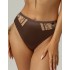 Трусики бразилиана Kris Line MOCCA stringshorts, Цвет: мокка, Размеры: M