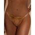 Трусики стринги Kinga GOLDEN STRAP 1260/1-S, Цвет: золотой, Размеры: S