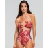 Слитный купальник с вырезом Cosita Linda CLM26051 RAINFOREST RADIANCE, Цвет: мульти, Размеры: M