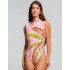 Закрытый купальник Cosita Linda CLM26116 SUNLIT PALMS, Цвет: мульти, Размеры: M