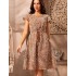 Платье из вышивного хлопка Mia-Amore BARBADOS 6001, Цвет: капучино, Размеры: S/M