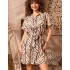 Платье-рубашка из вискозы Mia-Amore SANTA CRUZ 5638, Цвет: бежевый, Размеры: 5XL