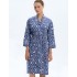 Халат из хлопка Very Neat РАКУШКИ Е50033, Цвет: тёмно-синий, Размеры: XL
