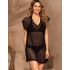 Туника из эластичной сетки Mia-Amore FORTUNATA 5663 черный, Цвет: черный, Размеры: 2XL/3XL