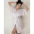 Короткий халат из модала Sensis STELLA, Цвет: экрю, Размеры: M