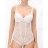 Кружевное боди Ysabel Mora 10178 BRIDAL жемчужный, Цвет: жемчужный, Размеры: 85B