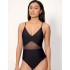 Чёрный закрытый купальник Ysabel Mora COCONUT 83280, Цвет: чёрный, Размеры: 85B