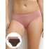 Набор хлопковых трусов Dim BODY TOUCH 0DFQ (2 шт) тёмно-коричневый/пепельно-розовый, Цвет: тёмно-коричневый/пепельно-розовый, Размеры: XXS/XS