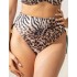 Высокие плавки бразилиана Kris Line MAUI brasyliana high waist, Цвет: леопард, Размеры: M
