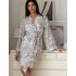 Короткий запашной халат Mia-Amore KANTI 5863, Цвет: мультицвет, Размеры: XS