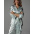 Комплект из натурального шелка Mia-Amore TIFFANY 4916, Цвет: мятный, Размеры: 2XL
