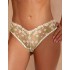 Трусики бразилиана Kinga SUMMER MUSE 1258/2-B, Цвет: белый+зеленый, Размеры: XS