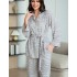 Пижама из тканой вискозы Mia-Amore ALMA 5876, Цвет: серый, Размеры: 2XL