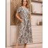 Длинная сорочка без пояса Mia-Amore ANITA 4758, Цвет: мультицвет, Размеры: 2XL