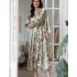 Длинный халат с цветами Mia-Amore ANTONIA 4979, Цвет: мультицвет, Размеры: 2XL/3XL