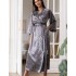 Длинный халат-кимоно Mia-Amore DIORA 4999 графит, Цвет: графит, Размеры: S/M