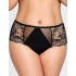Трусы бразилиана высокие Akcent SIZE PLUS 006, Цвет: черный, Размеры: XL