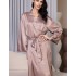 Длинный запашной халат Mia-Amore FLORENCE 2359, Цвет: карамель, Размеры: 2XL/3XL