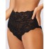 Высокие трусы слипы Ysabel Mora 10141 BASIC LACE черный, Цвет: черный, Размеры: M