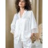 Шелковый брючный комплект Mia-Amore AMANDA 3636 белый, Цвет: белый, Размеры: L